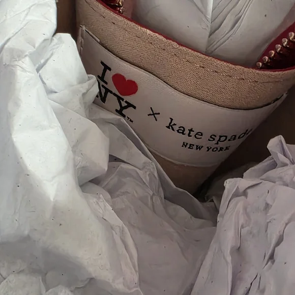 NWT Kate Spade Red I Heart NY Crossbody Bag - Picture 3 of 7